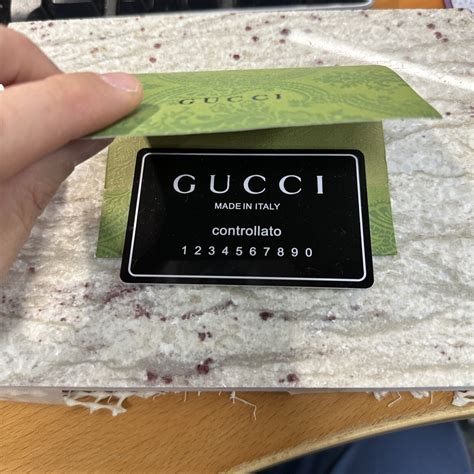 superfake gucci|gucci authenticity card.